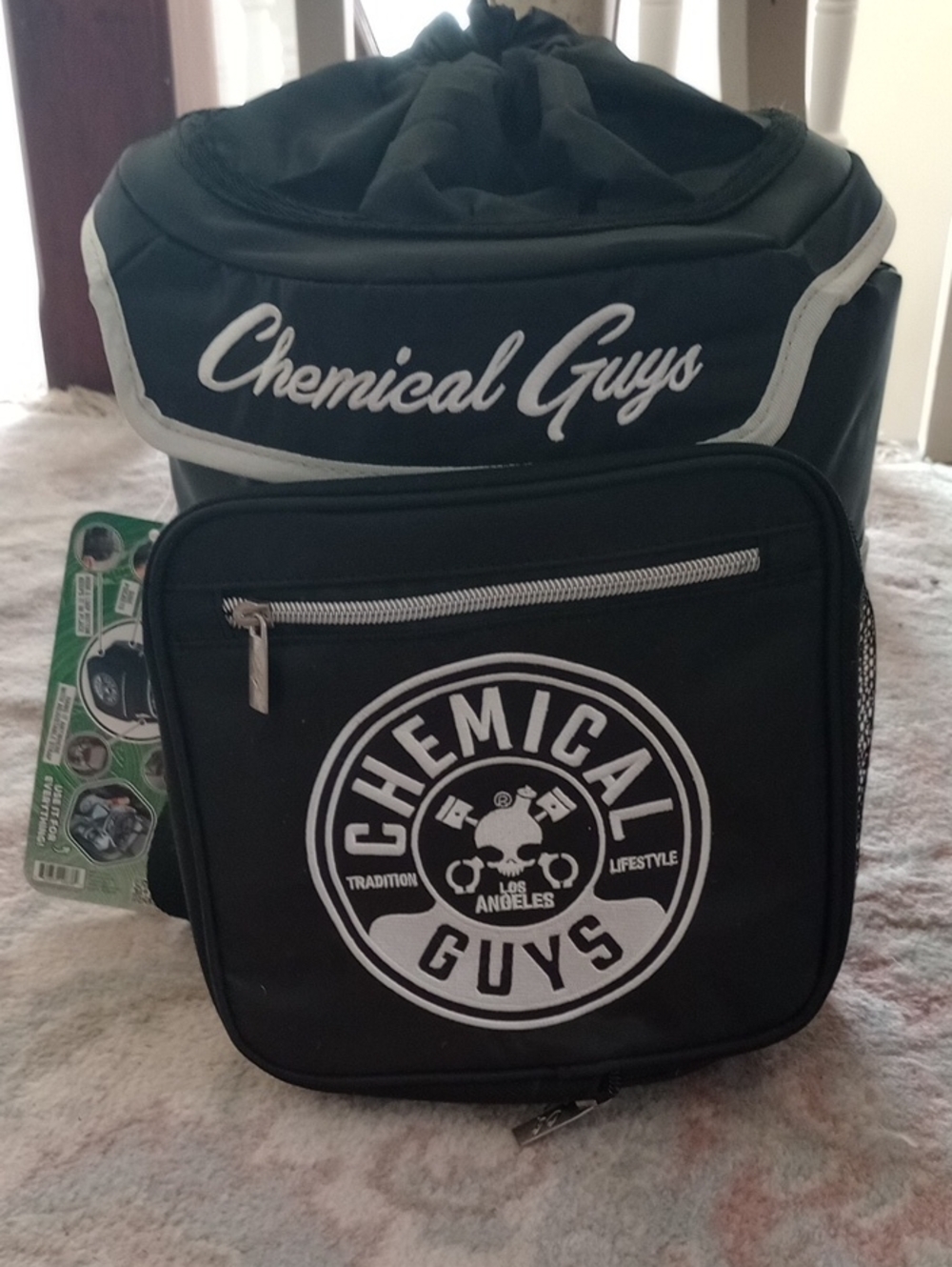 NWT CHEMICAL GUYS LOS ANGELES THE DUMPY STORAGE BIN/TRASH CAN/TRAVEL BAG/COOLER